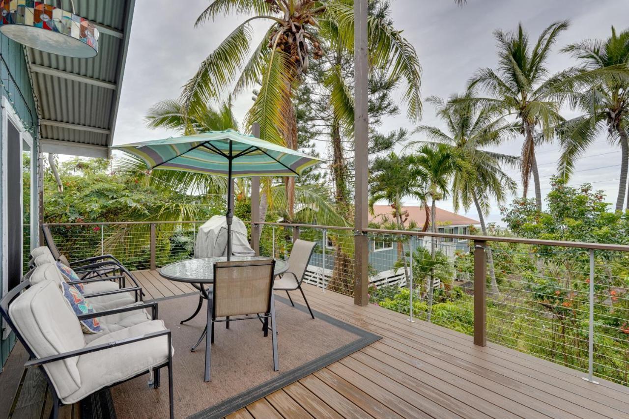 Breezy Kailua-Kona Bungalow with Lanai&Ocean View! Zewnętrze zdjęcie