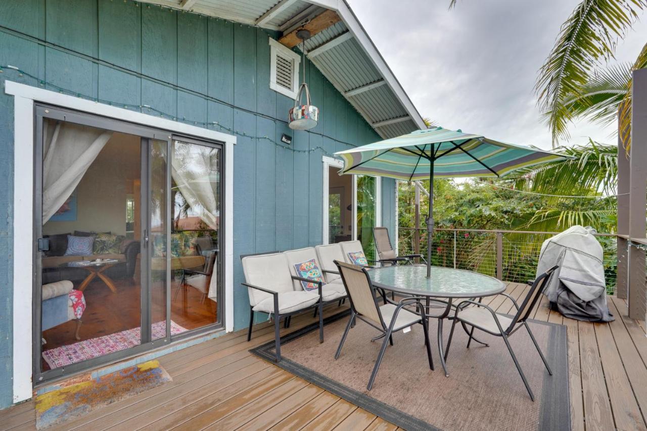 Breezy Kailua-Kona Bungalow with Lanai&Ocean View! Zewnętrze zdjęcie