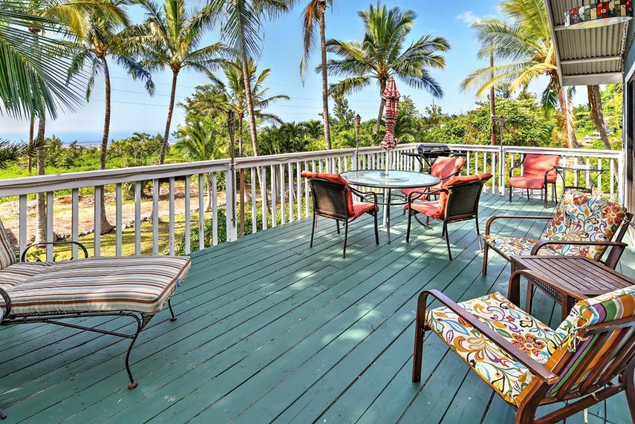 Breezy Kailua-Kona Bungalow with Lanai&Ocean View! Zewnętrze zdjęcie
